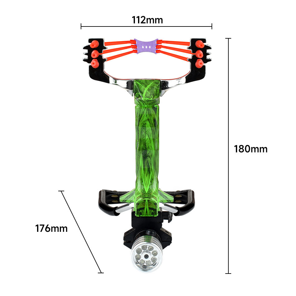 Klappbare Metall-Steinschleuder mit magnetischem Armband Vorschaubild 2