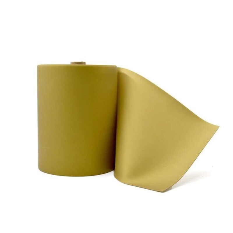 Goldfarbenes Flachgummiband als Rolle, 1 mm